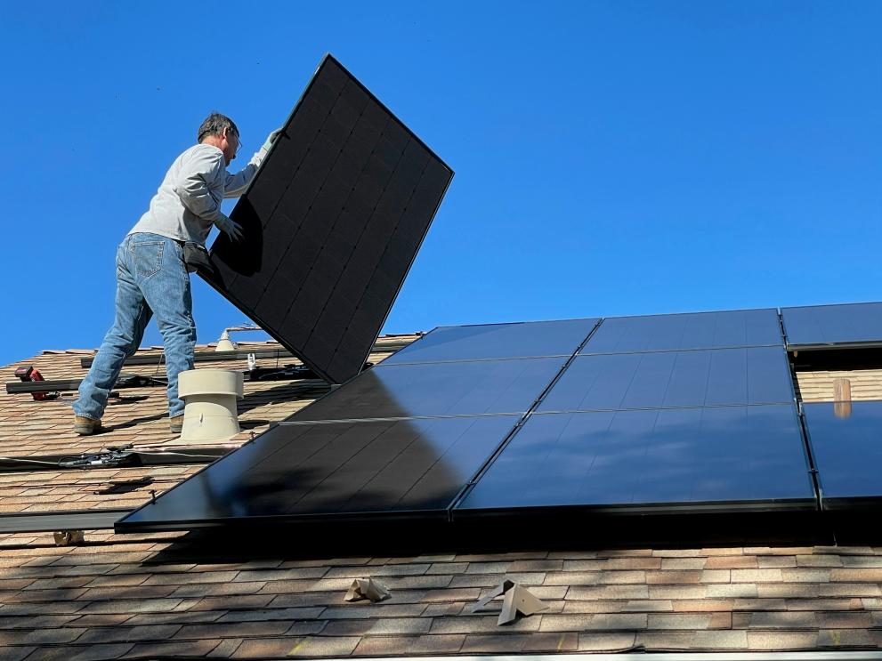 Solar Panels on roof